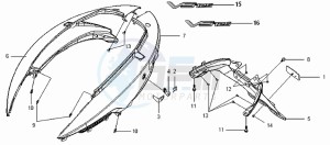 VS 125 drawing COWLING