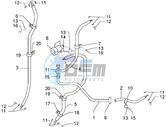 Brake piping