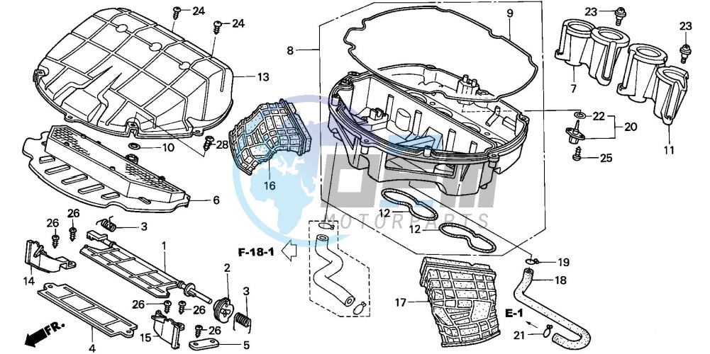 AIR CLEANER (CBR900RR2,3)