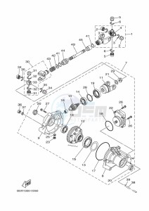 YFM450FWBD KODIAK 450 EPS (BEY2) drawing FRONT DIFFERENTIAL