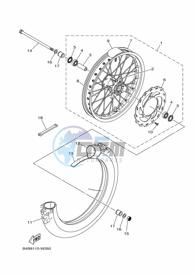 FRONT WHEEL