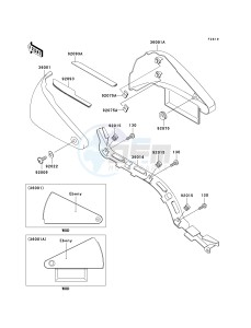 VN 800 E [VULCAN 800 DRIFTER] (E6F) E6F drawing SIDE COVERS_CHAIN COVER