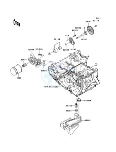 NINJA ZX-10R ZX1000D7F FR GB XX (EU ME A(FRICA) drawing Oil Pump