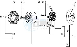 Easy Moving 50 drawing Flywheel magneto