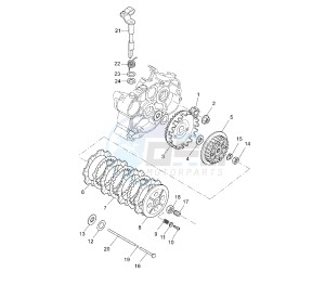 TZR 50 drawing CLUTCH