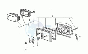 V 50 500 PA PA drawing Taillight