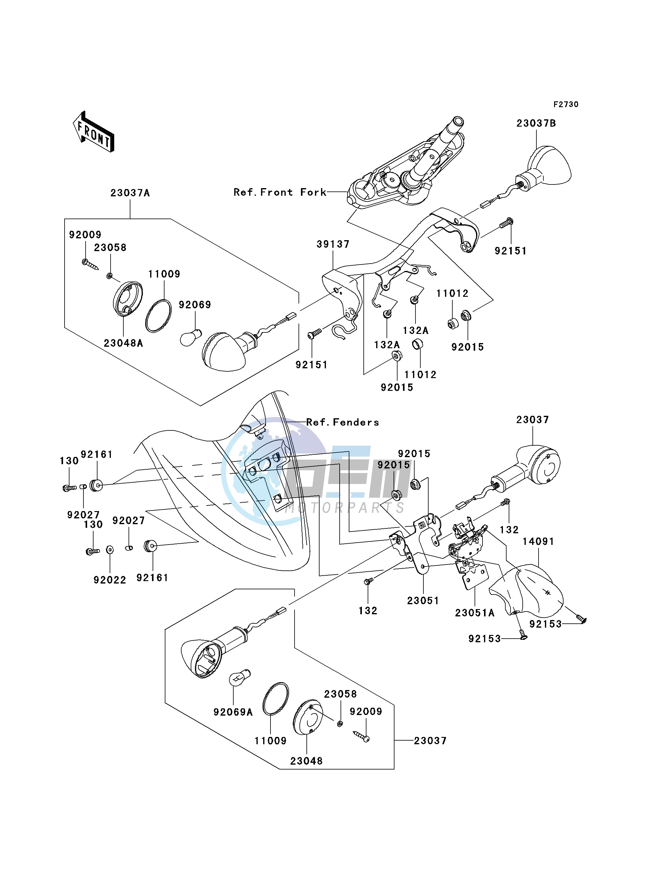 TURN SIGNALS--  - JKAVN2B1 7A016369- -