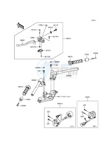 NINJA_300_ABS EX300BDF XX (EU ME A(FRICA) drawing Handlebar