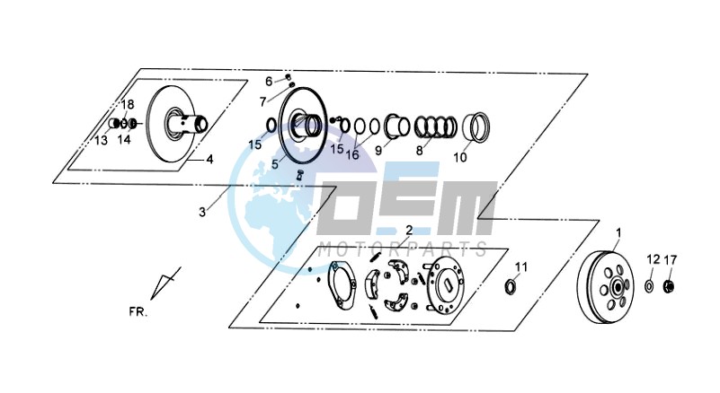 DRIVE PULLEY / V-BELT