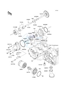 ZR 750 L [Z750 EU] (L7F-L8F) L8F drawing OIL PUMP