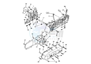 CR Z 50 drawing CRANKCASE