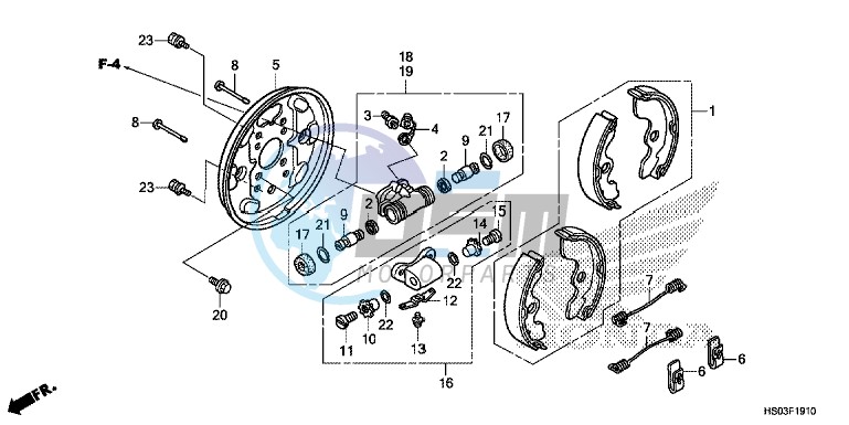 FRONT BRAKE PANEL