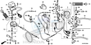 TRX500FM1F TRX500FM Europe Direct - (ED) drawing SWITCH/CABLE