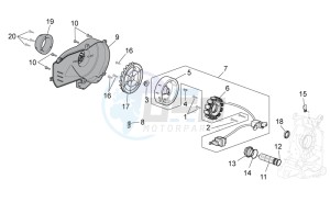 Scarabeo 100 4T e3 drawing Cdi magneto assy