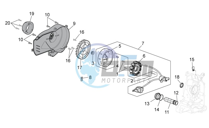 Cdi magneto assy