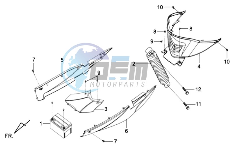 REAR SUSPENSION - COWLING