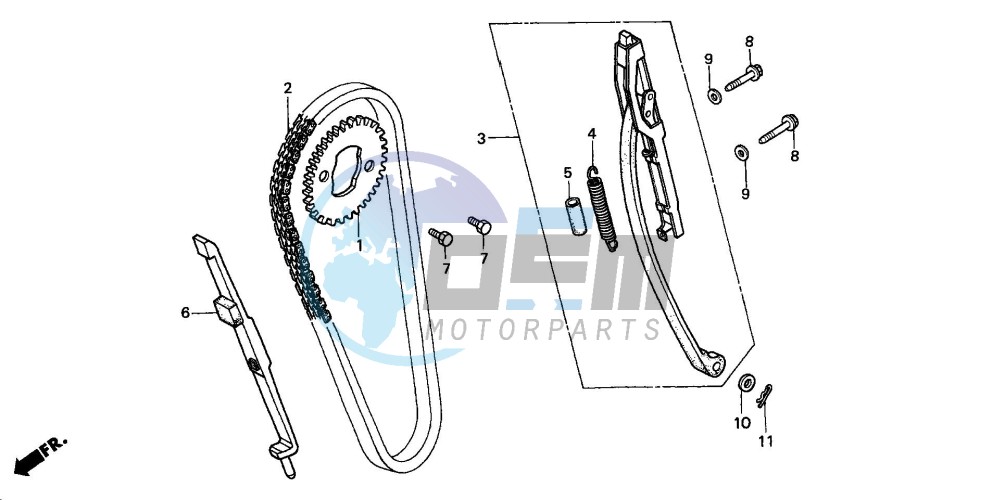 CAM CHAIN/TENSIONER