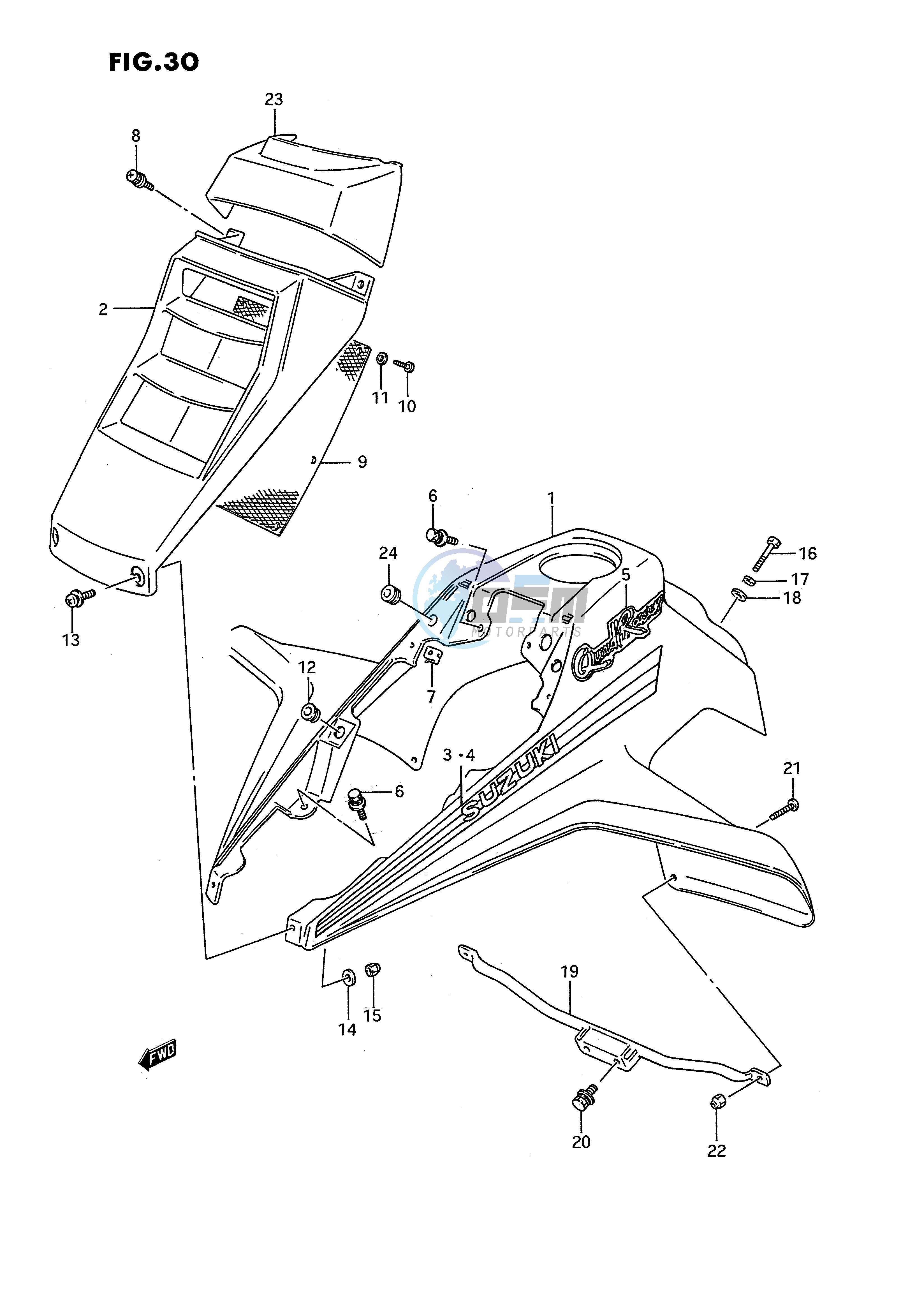 FRONT FENDER (MODEL L)