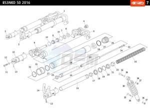 RS3-50-NAKED-GREEN drawing FRONT FORK