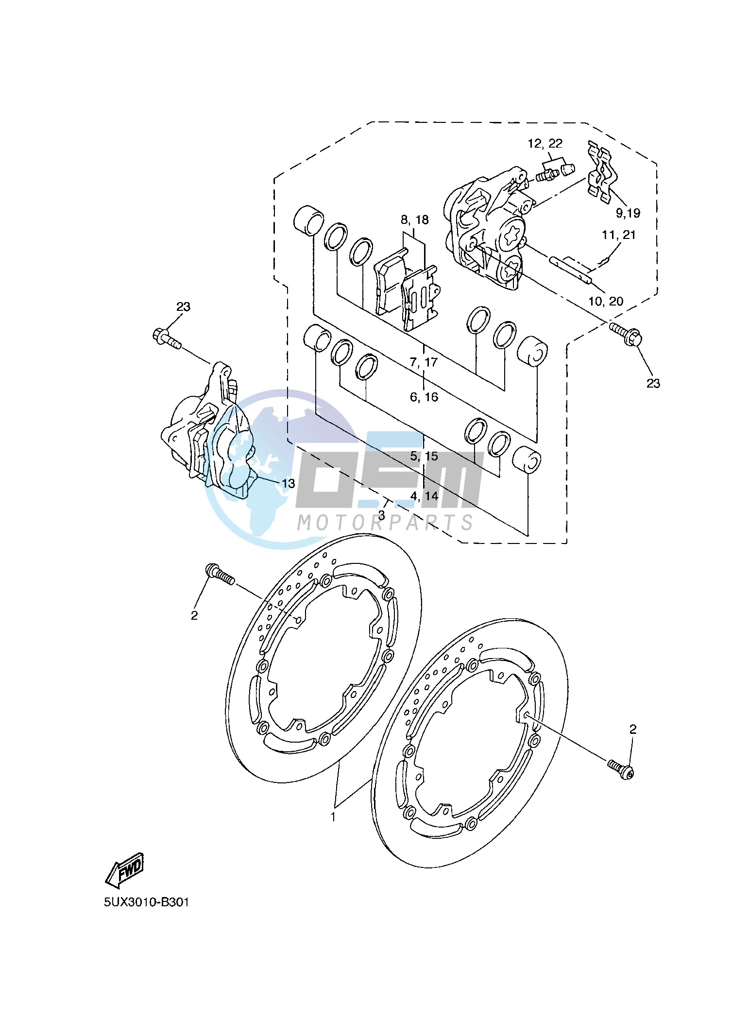 FRONT BRAKE CALIPER