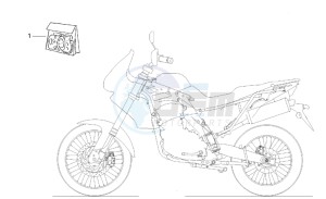 Pegaso 650 Carb drawing Decal set