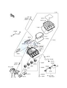 NINJA_ZX-6R ZX600REF FR GB XX (EU ME A(FRICA) drawing Air Cleaner