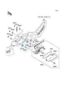 KVF750_4X4 KVF750D8F EU GB drawing Taillight(s)