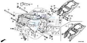 CBR1000RRF Fireblade - CBR1000RR 2ED - (2ED) drawing FRAME BODY