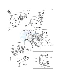 ZL 600 B [ELIMINATOR 600] (B2-B3) [ELIMINATOR 600] drawing ENGINE COVER-- S- -