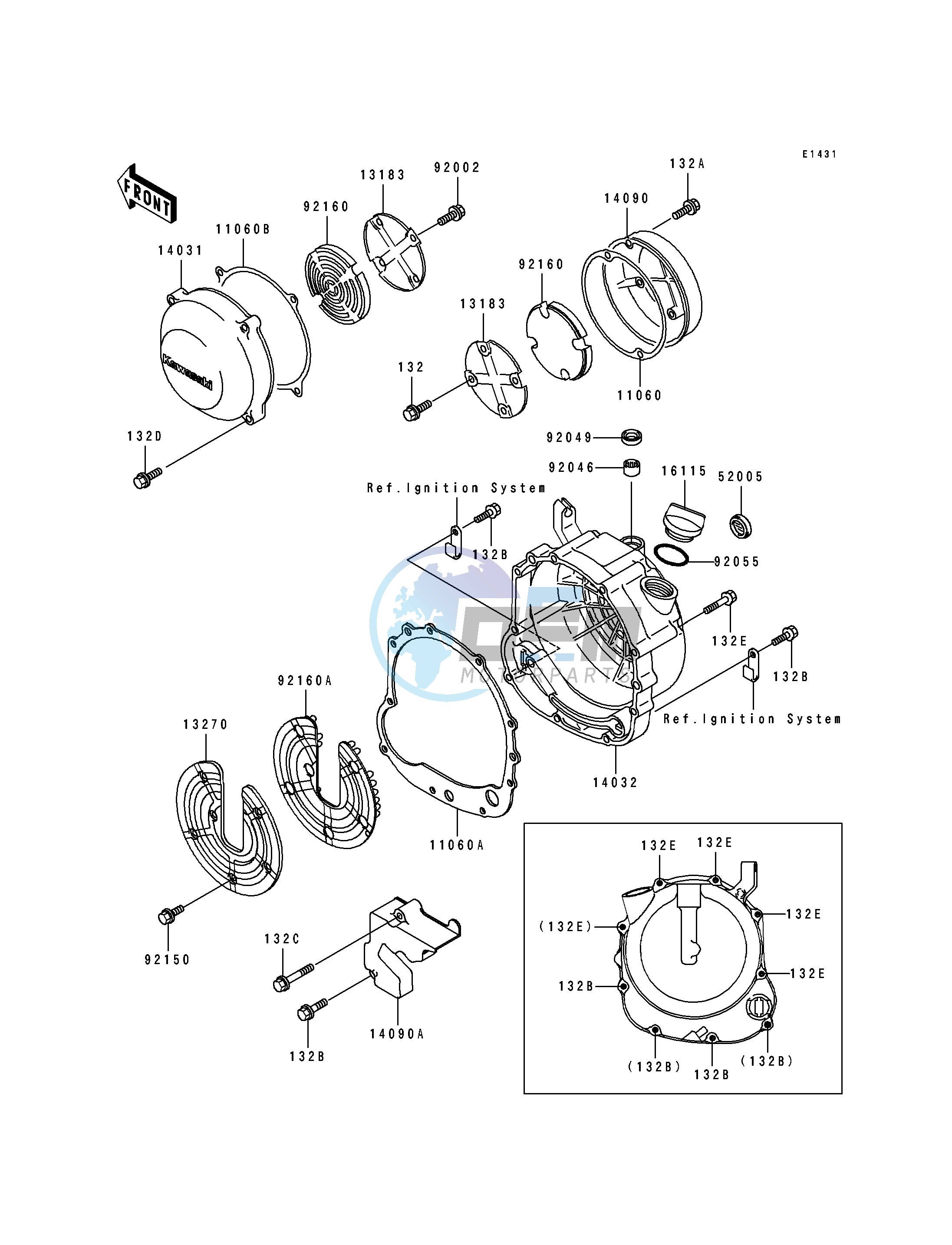 ENGINE COVER-- S- -