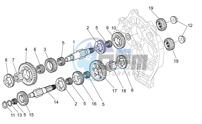 Driven shaft