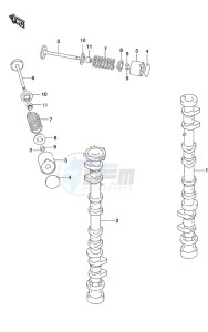 DF 115A drawing Camshaft