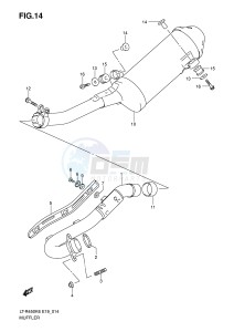 LT-R450 (E19) drawing MUFFLER