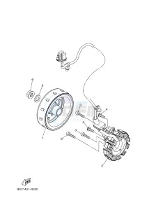 MWS125-A TRICITY 125 (BR71 BR74) drawing GENERATOR