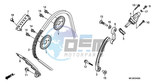 CAM CHAIN/TENSIONER