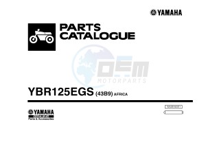 YBR125EGS (43B9) drawing .1-Front-Page