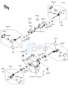 VULCAN S ABS EN650DHFA XX (EU ME A(FRICA) drawing Turn Signals