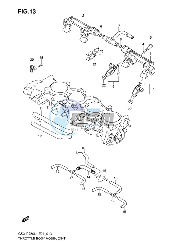 THROTTLE BODY HOSE - JOINT