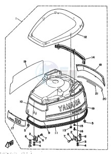 L130BETO drawing FAIRING-UPPER