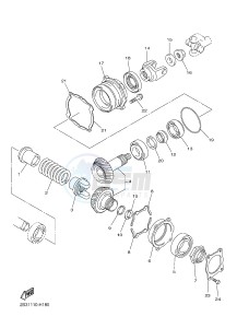 VMX17 VMAX17 1700 VMAX (2S3U) drawing MIDDLE DRIVE GEAR