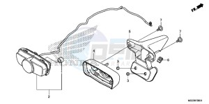 CB1100 UK - (E) drawing TAILLIGHT (CB1100CA/CAD/NA/NAD)