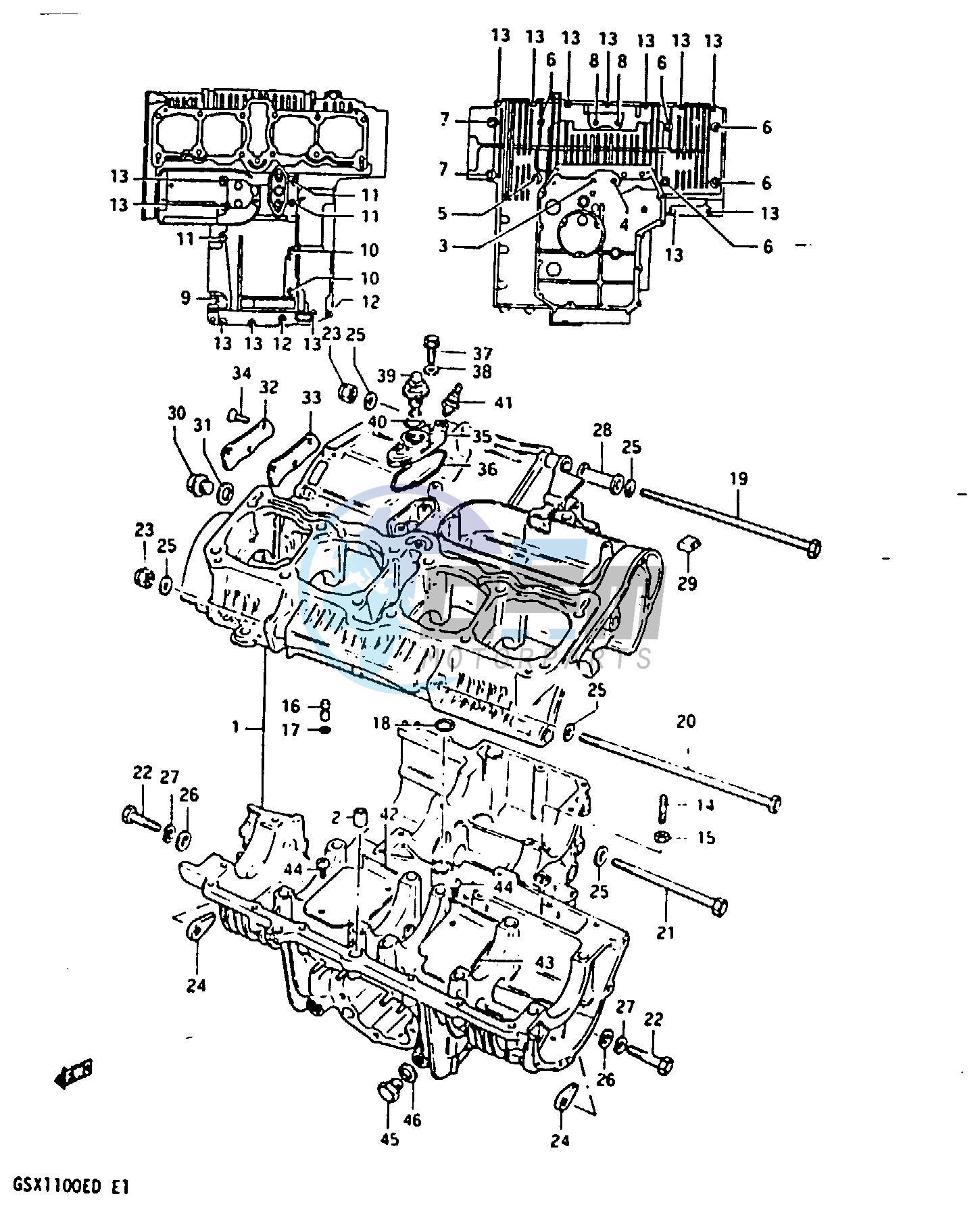 CRANKCASE (MODEL D)