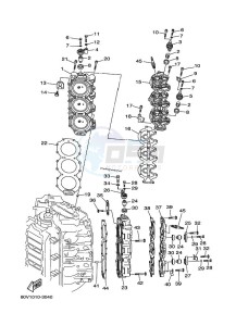 Z250FETOL drawing CYLINDER--CRANKCASE-2