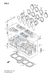 GSF-1250S ABS BANDIT EU drawing CYLINDER HEAD