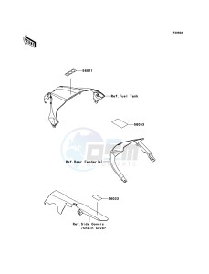 NINJA_ZX-10R ZX1000JEF FR XX (EU ME A(FRICA) drawing Labels