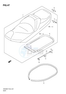 AN400 (E2) Burgman drawing SEAT