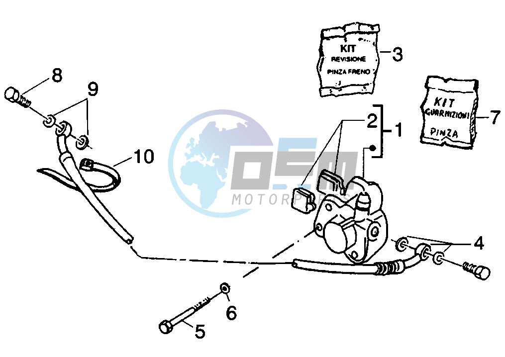 Front brake caliper