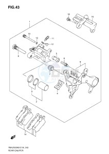 RM-Z 450 drawing REAR CALIPER (K8-L0)