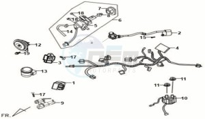 FIDDLE II 125S drawing WIRING HARNASS