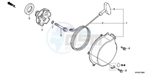 TRX420FEC drawing RECOIL STARTER